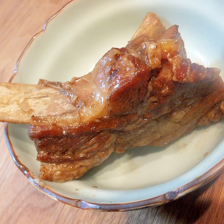 ルクルーゼでスペアリブ バルサミコ風味
